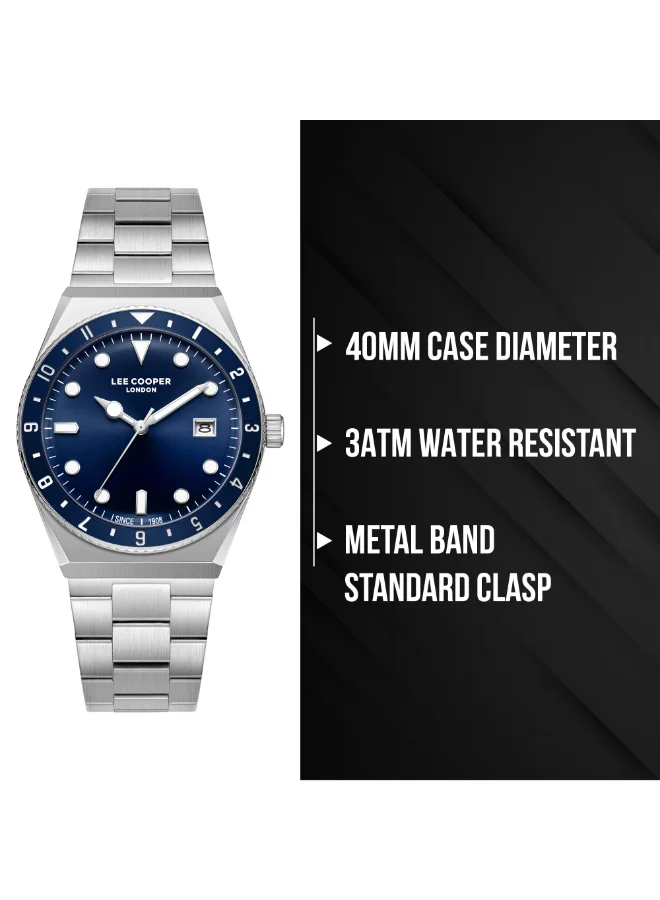 Lee Cooper  Men's METAL Analog Watch LC08284.390 - 40 mm for Men | Best Price UAE